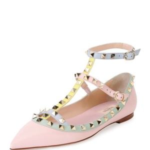 ISO - Valentino Caged Watercolour Flats in size 39